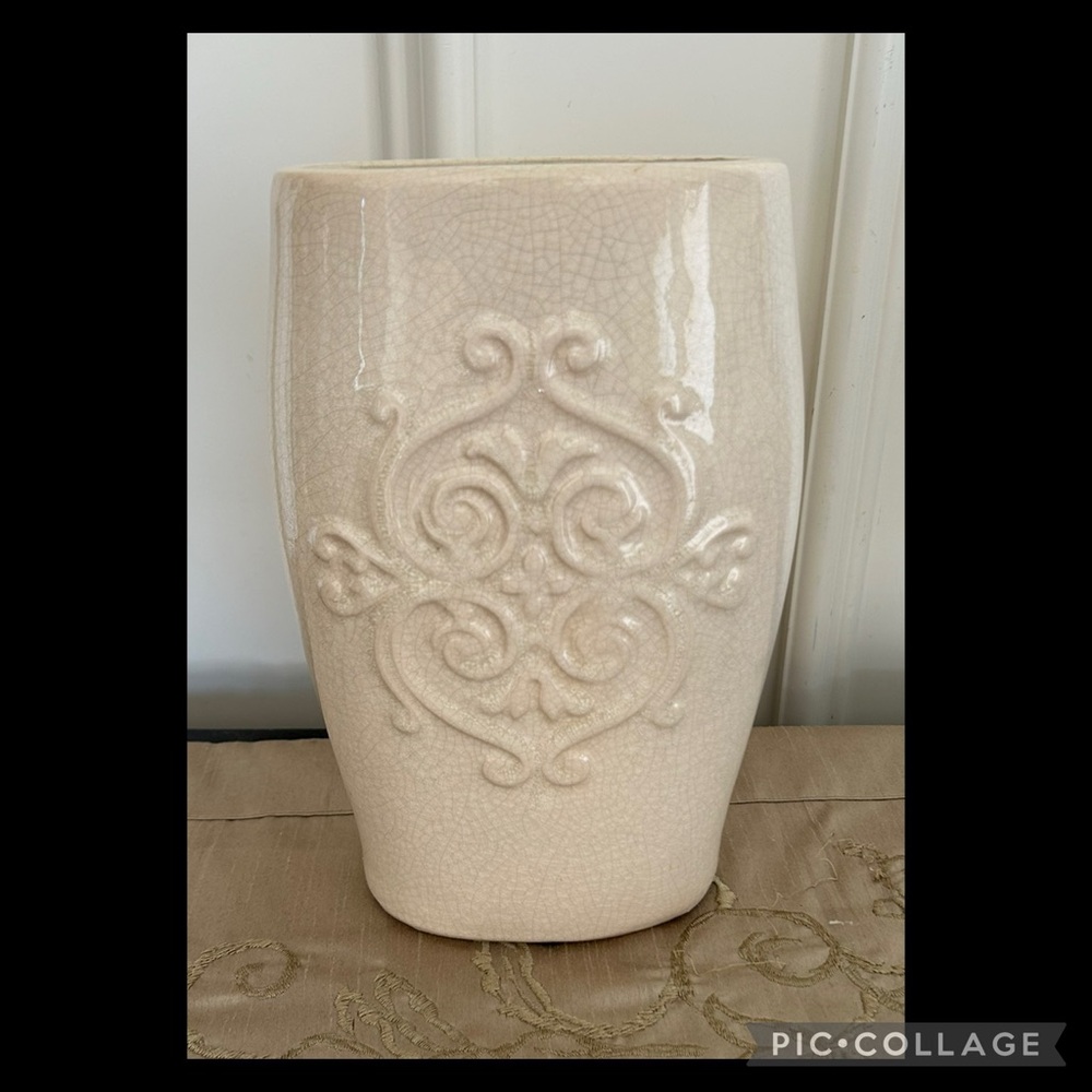Vintage crackle vase